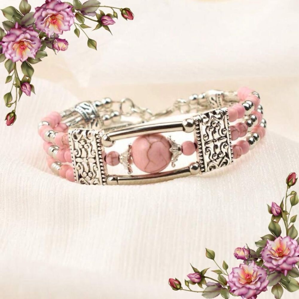 Classic Bohemian Bracelet Made Of faux Turquoise